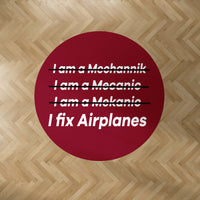 Thumbnail for I Fix Airplanes Designed Carpet & Floor Mats (Round)