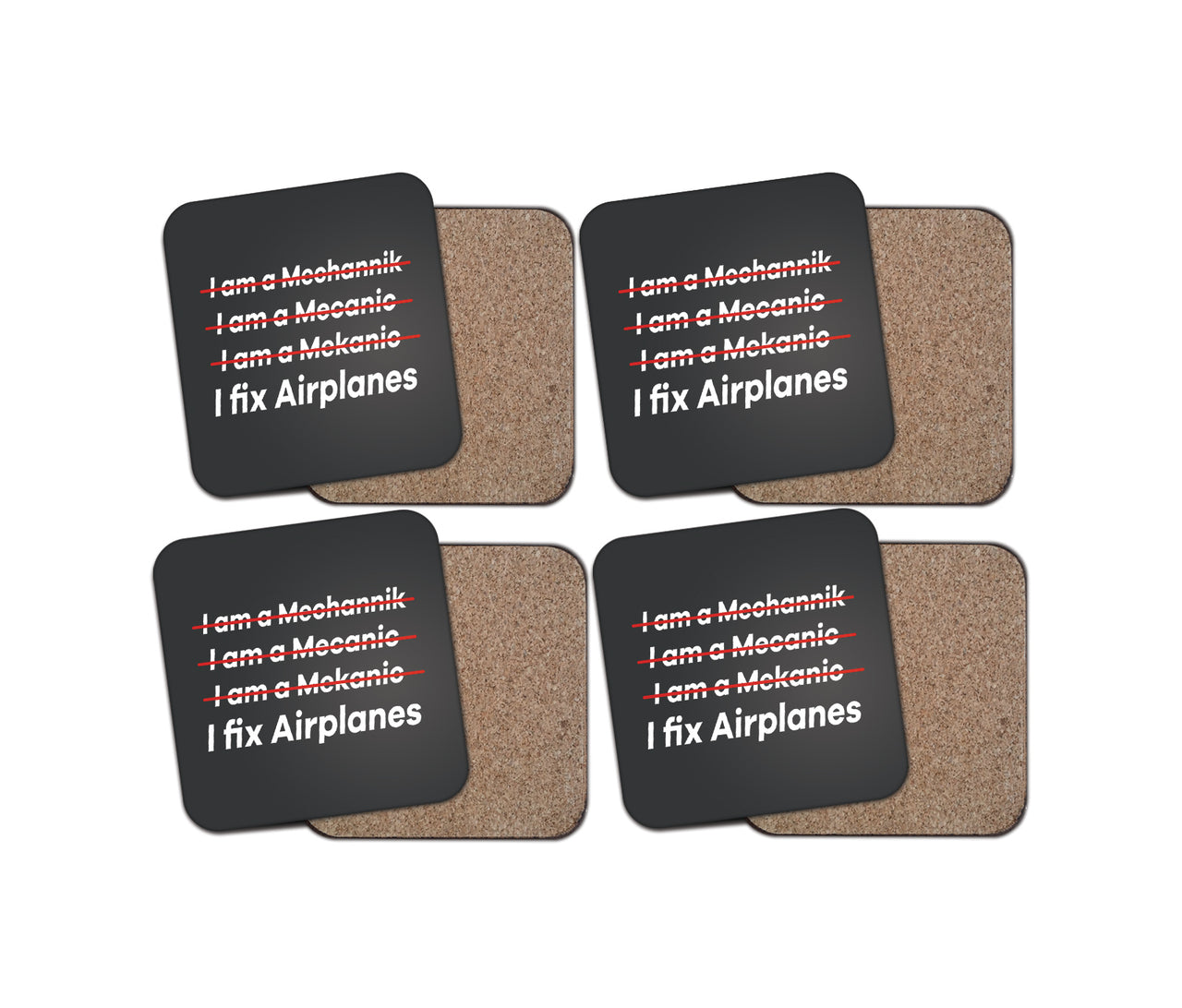 I Fix Airplanes Designed Coasters