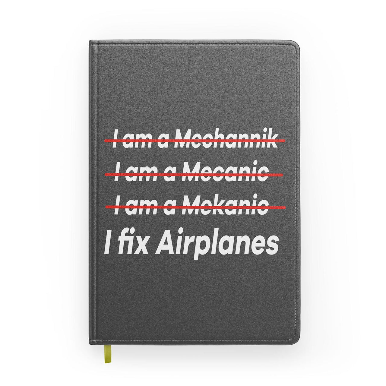 I Fix Airplanes Designed Notebooks