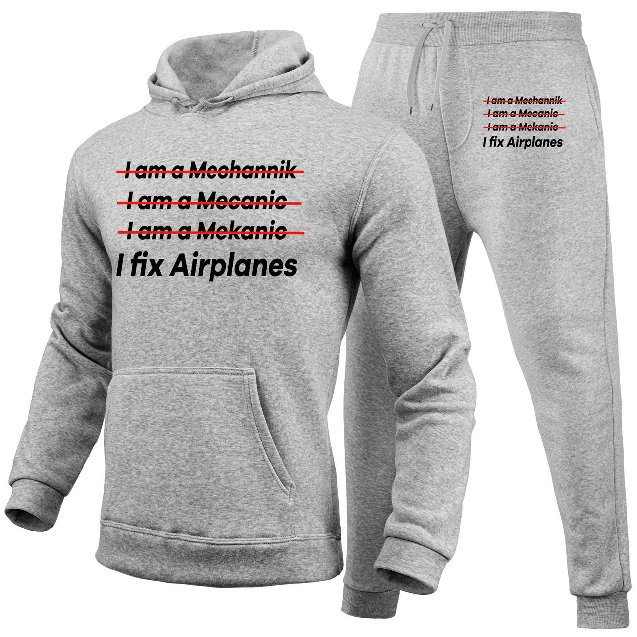 I Fix Airplanes Designed Hoodies & Sweatpants Set