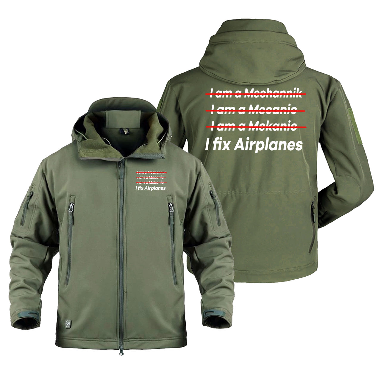 I Fix Airplanes Designed Military Jackets (Customizable)