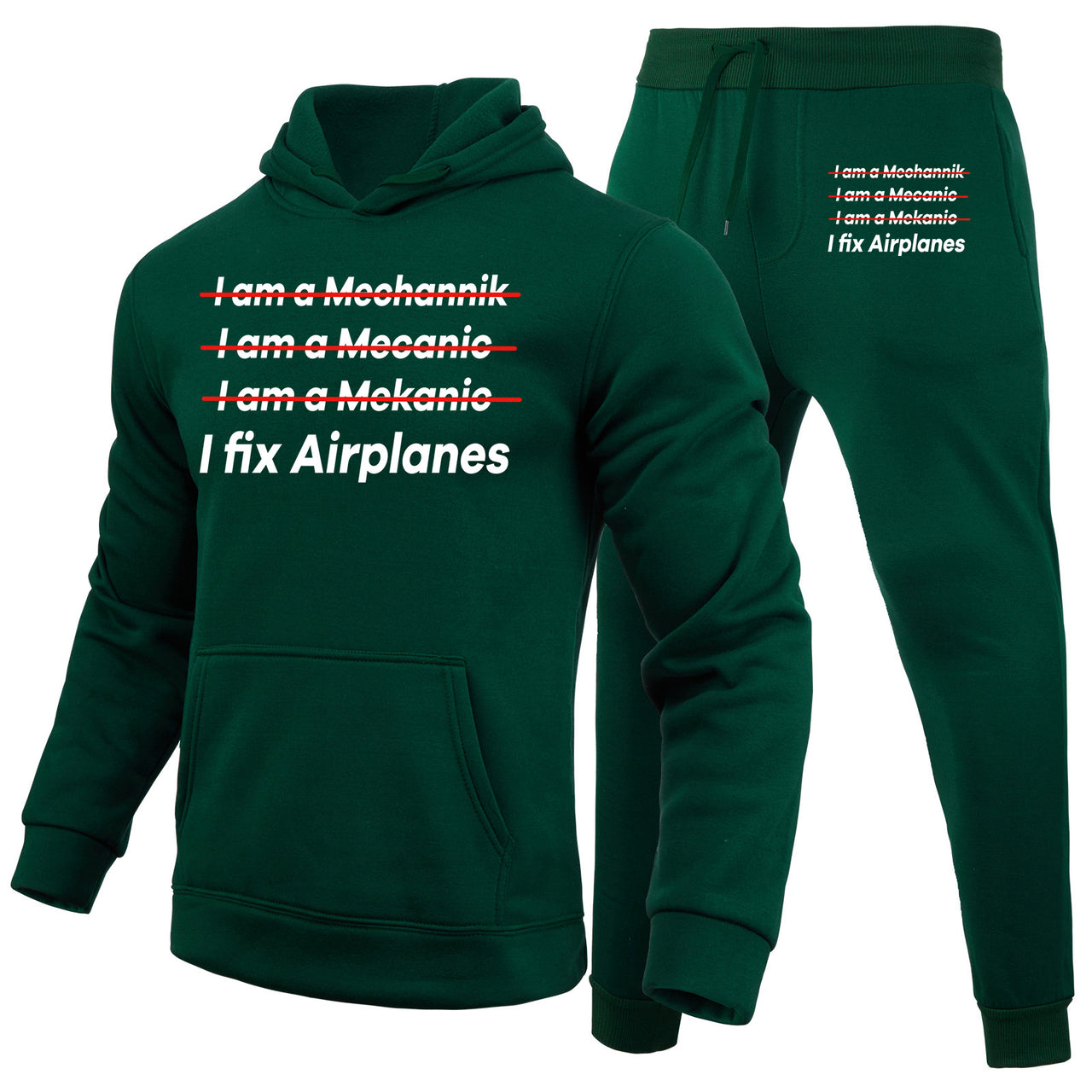 I Fix Airplanes Designed Hoodies & Sweatpants Set