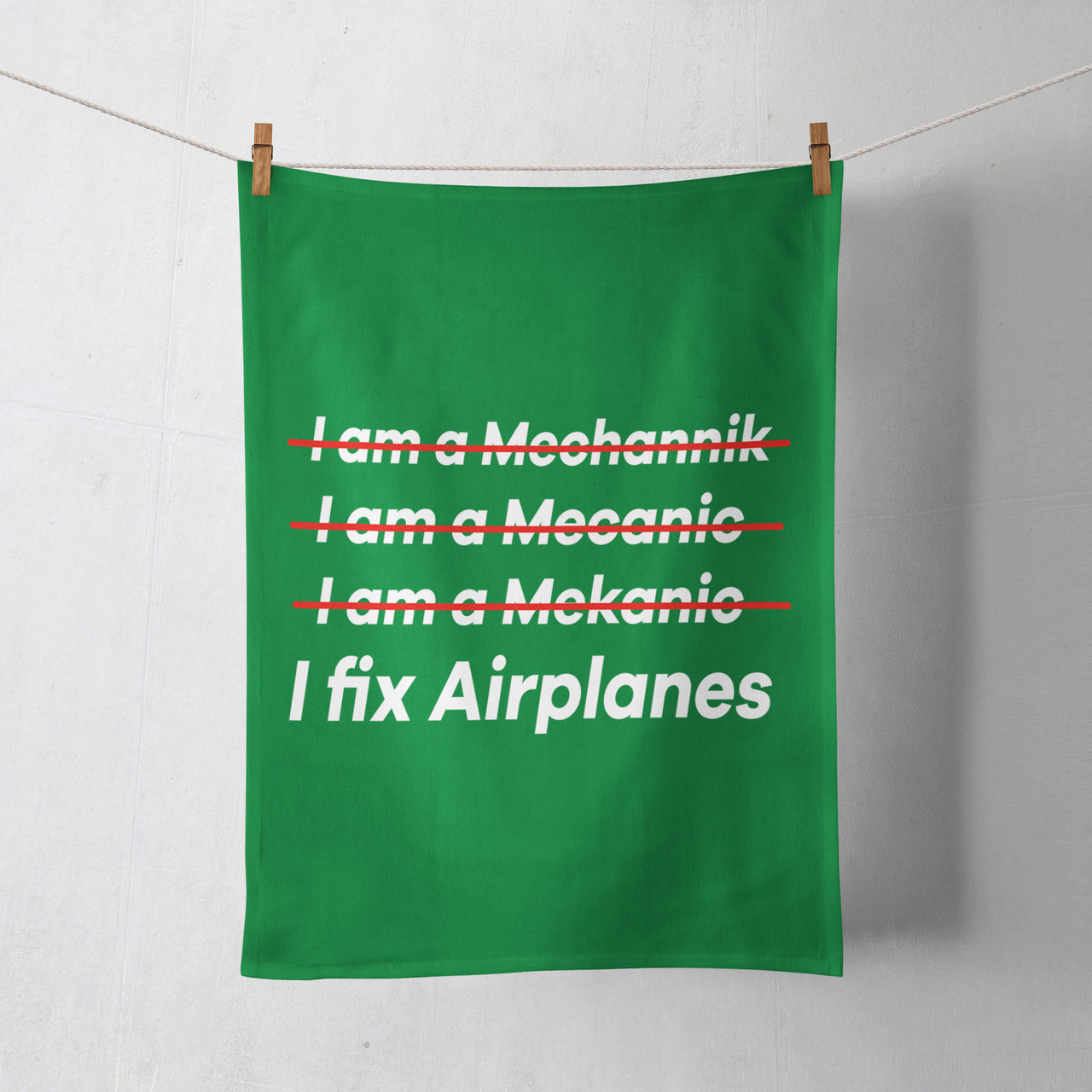 I Fix Airplanes Designed Towels