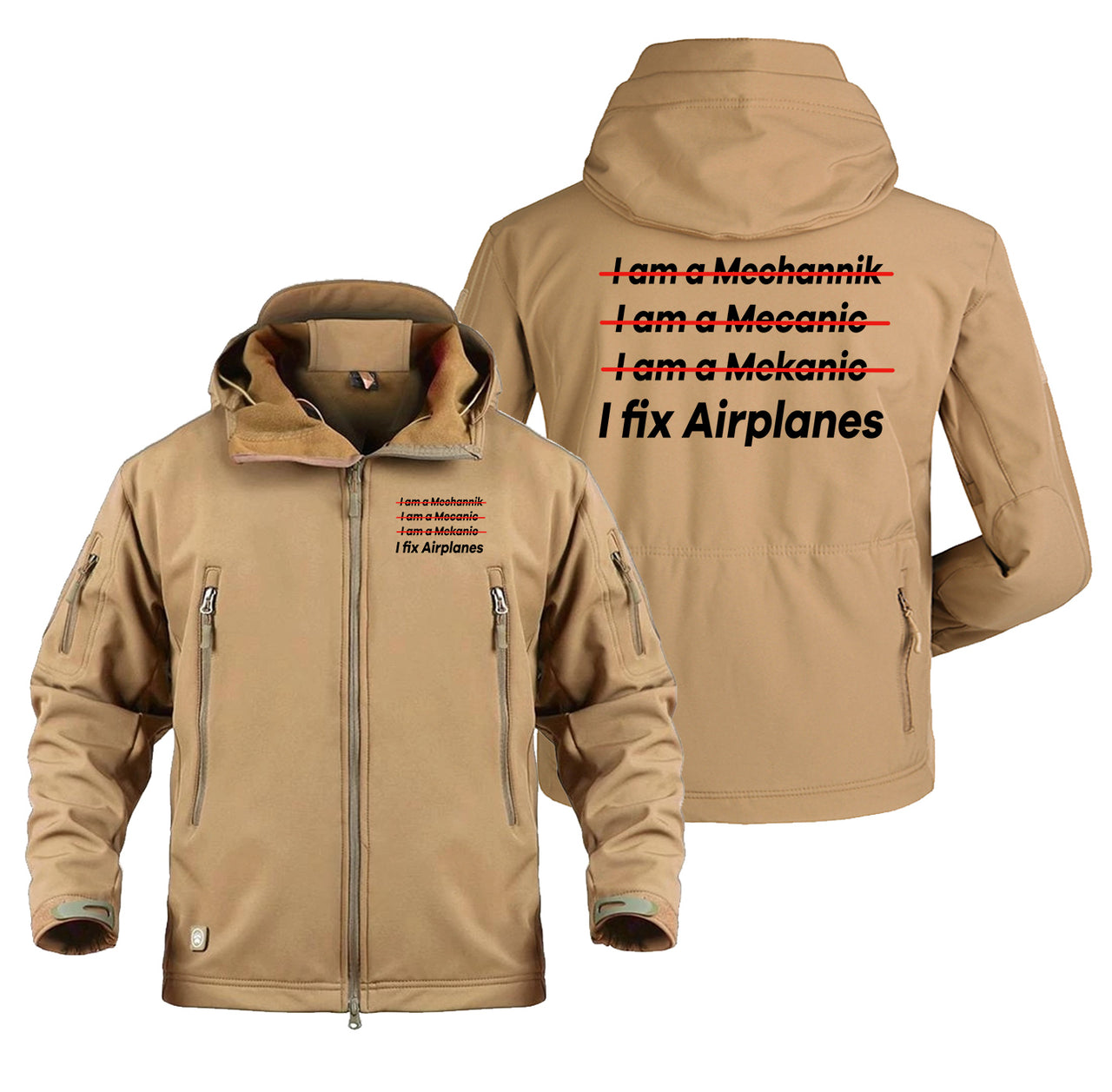 I Fix Airplanes Designed Military Jackets (Customizable)