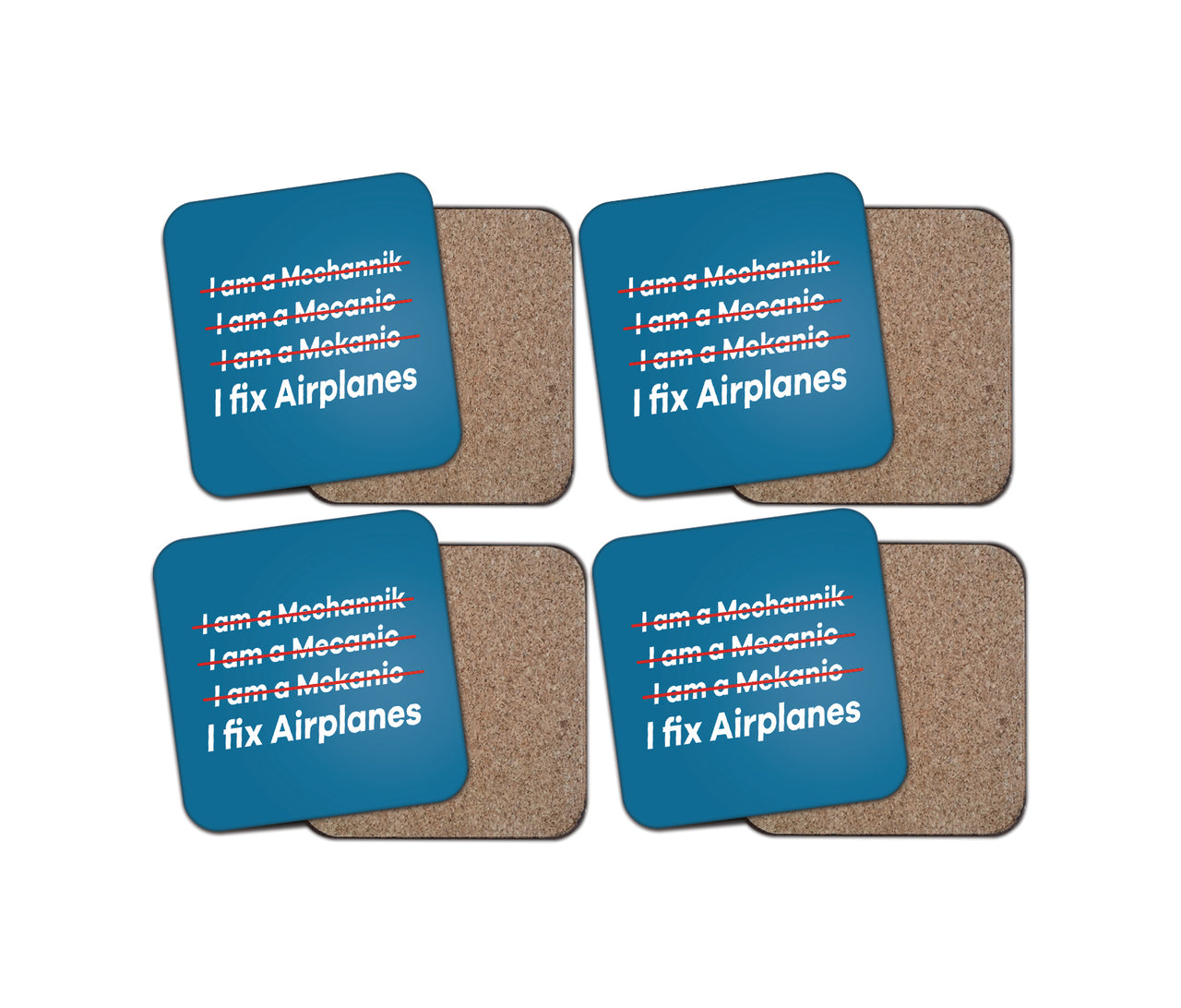 I Fix Airplanes Designed Coasters