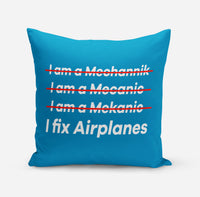 Thumbnail for I Fix Airplanes Designed Pillows