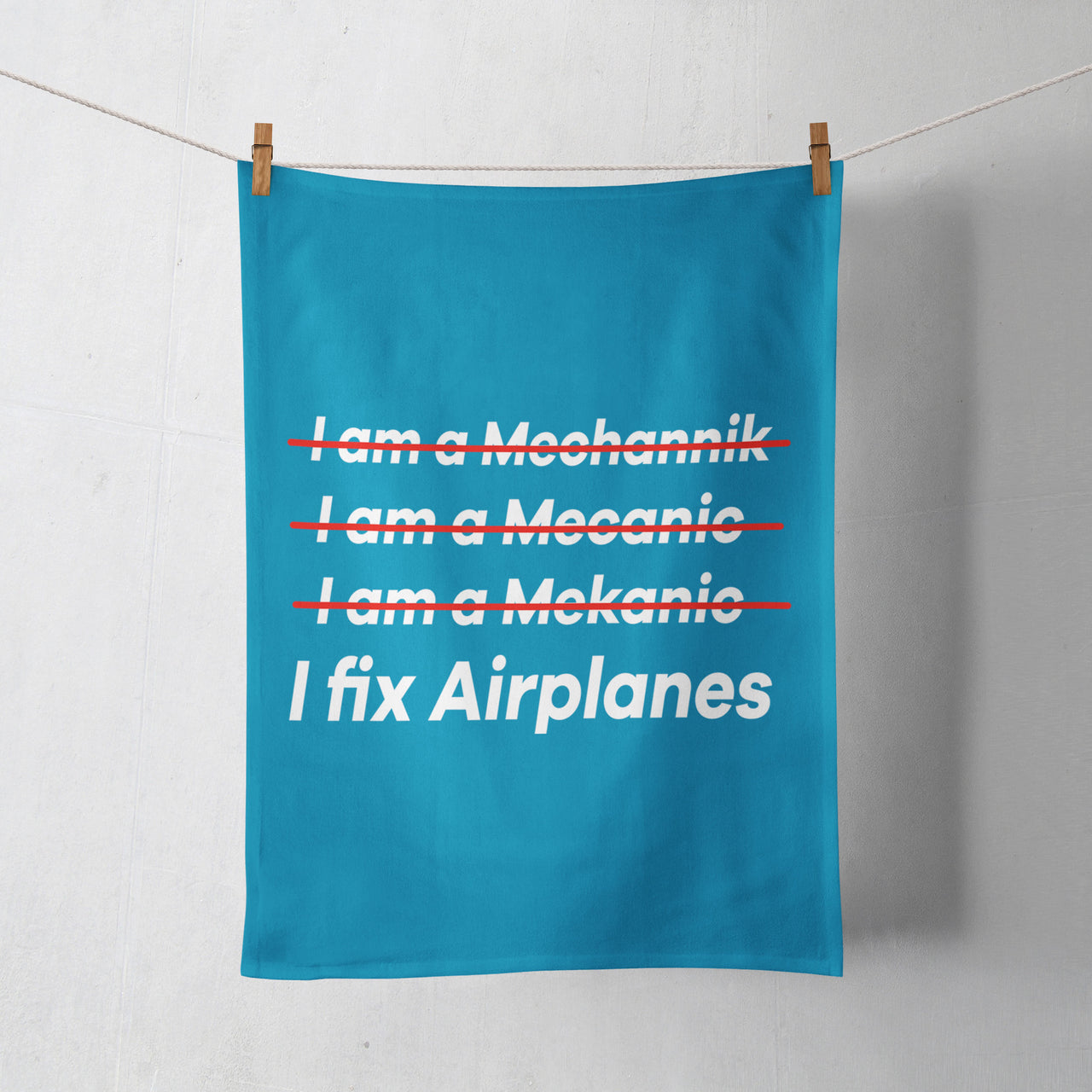 I Fix Airplanes Designed Towels