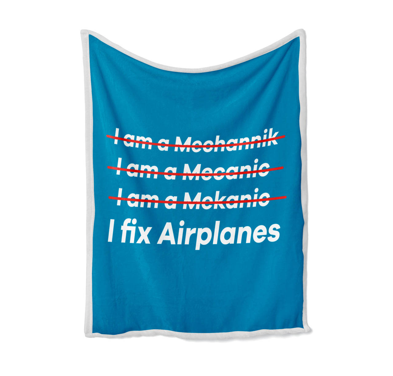 I Fix Airplanes Designed Bed Blankets & Covers