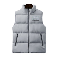 Thumbnail for I Fix Airplanes Designed Puffy Vests