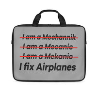 Thumbnail for I Fix Airplanes Designed Laptop & Tablet Bags