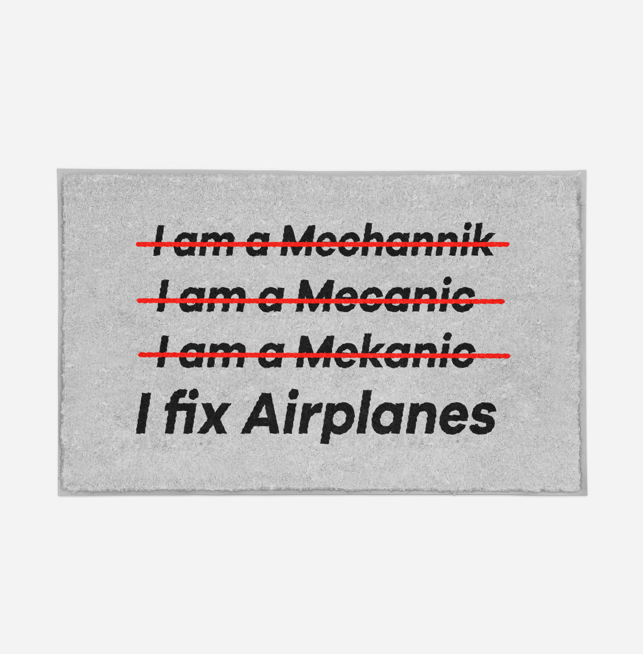 I Fix Airplanes Designed Door Mats