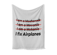 Thumbnail for I Fix Airplanes Designed Bed Blankets & Covers