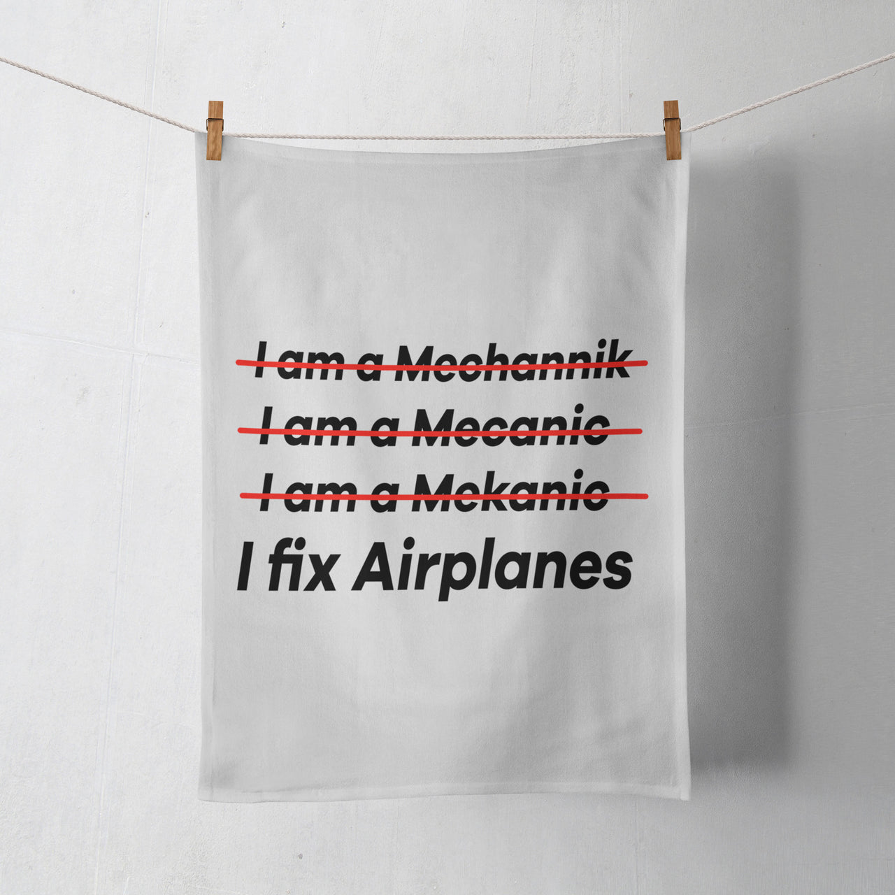 I Fix Airplanes Designed Towels