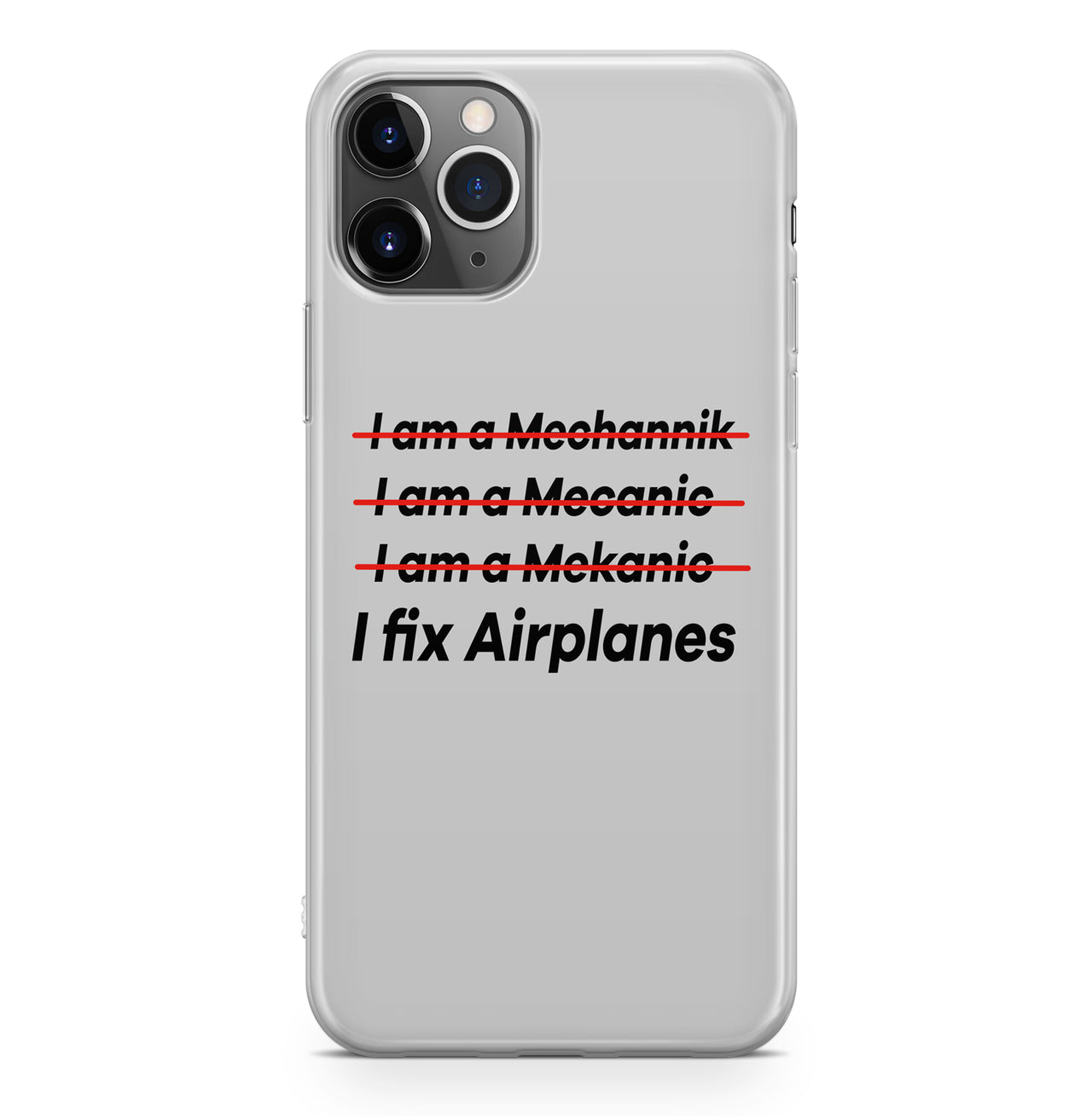 I Fix Airplanes Designed iPhone Cases