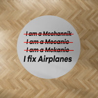 Thumbnail for I Fix Airplanes Designed Carpet & Floor Mats (Round)