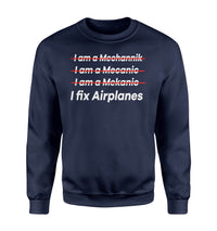 Thumbnail for I Fix Airplanes Designed Sweatshirts