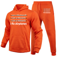 Thumbnail for I Fix Airplanes Designed Hoodies & Sweatpants Set