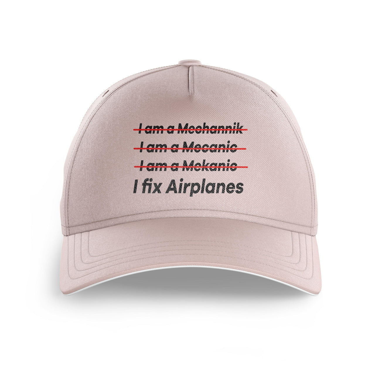 I Fix Airplanes Printed Hats