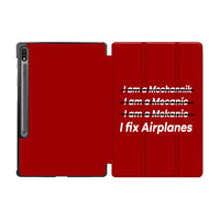 Thumbnail for I Fix Airplanes Designed Samsung Tablet Cases