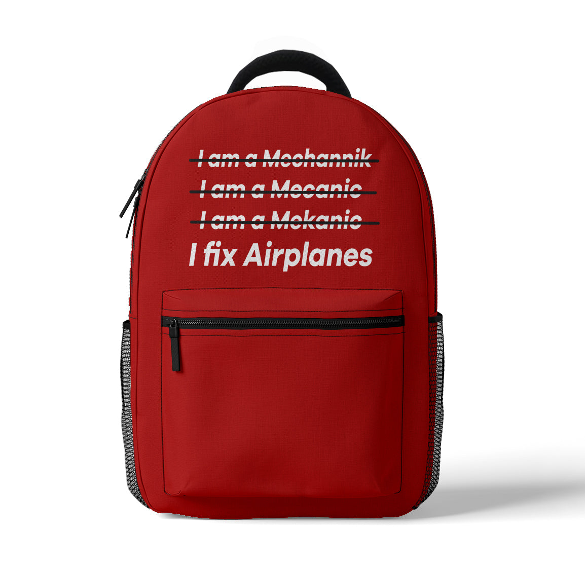 I Fix Airplanes Designed 3D Backpacks