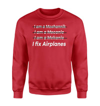 Thumbnail for I Fix Airplanes Designed Sweatshirts