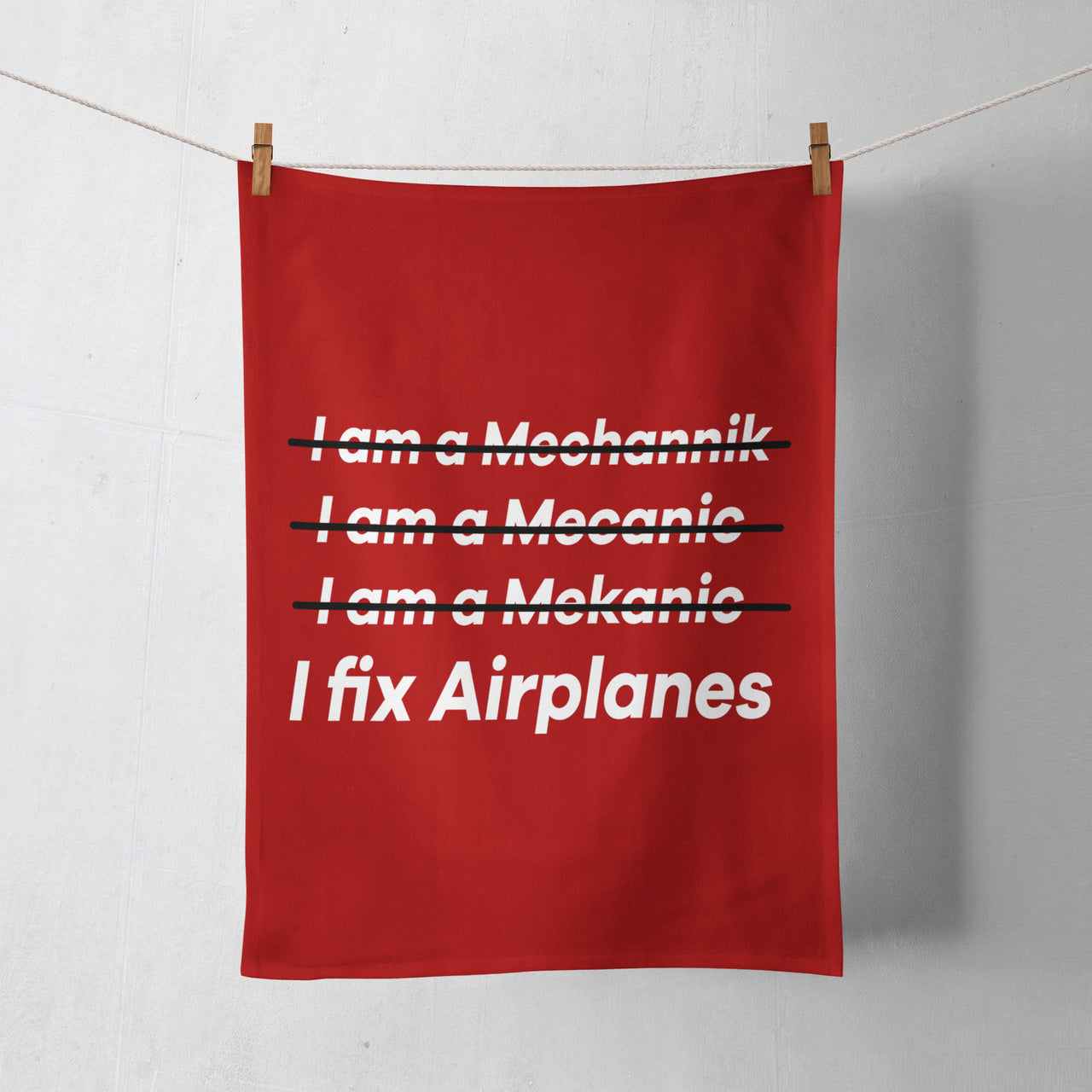 I Fix Airplanes Designed Towels