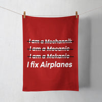 Thumbnail for I Fix Airplanes Designed Towels