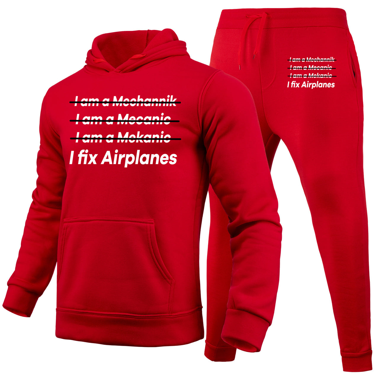 I Fix Airplanes Designed Hoodies & Sweatpants Set