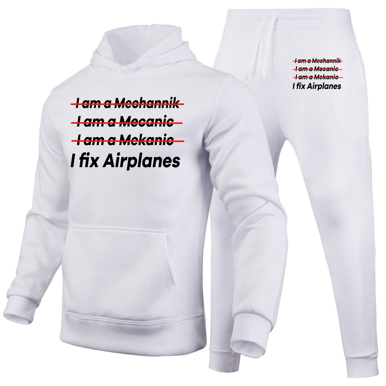 I Fix Airplanes Designed Hoodies & Sweatpants Set