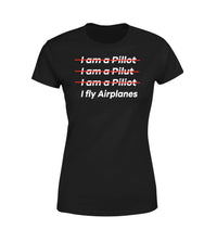 Thumbnail for I Fly Airplanes Designed Women T-Shirts