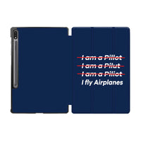 Thumbnail for I Fly Airplanes Designed Samsung Tablet Cases