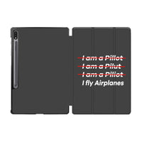 Thumbnail for I Fly Airplanes Designed Samsung Tablet Cases