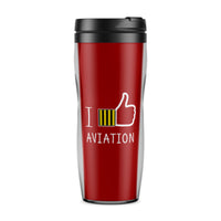 Thumbnail for I Like Aviation Designed Travel Mugs