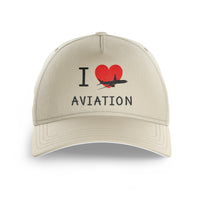 Thumbnail for I Love Aviation Printed Hats