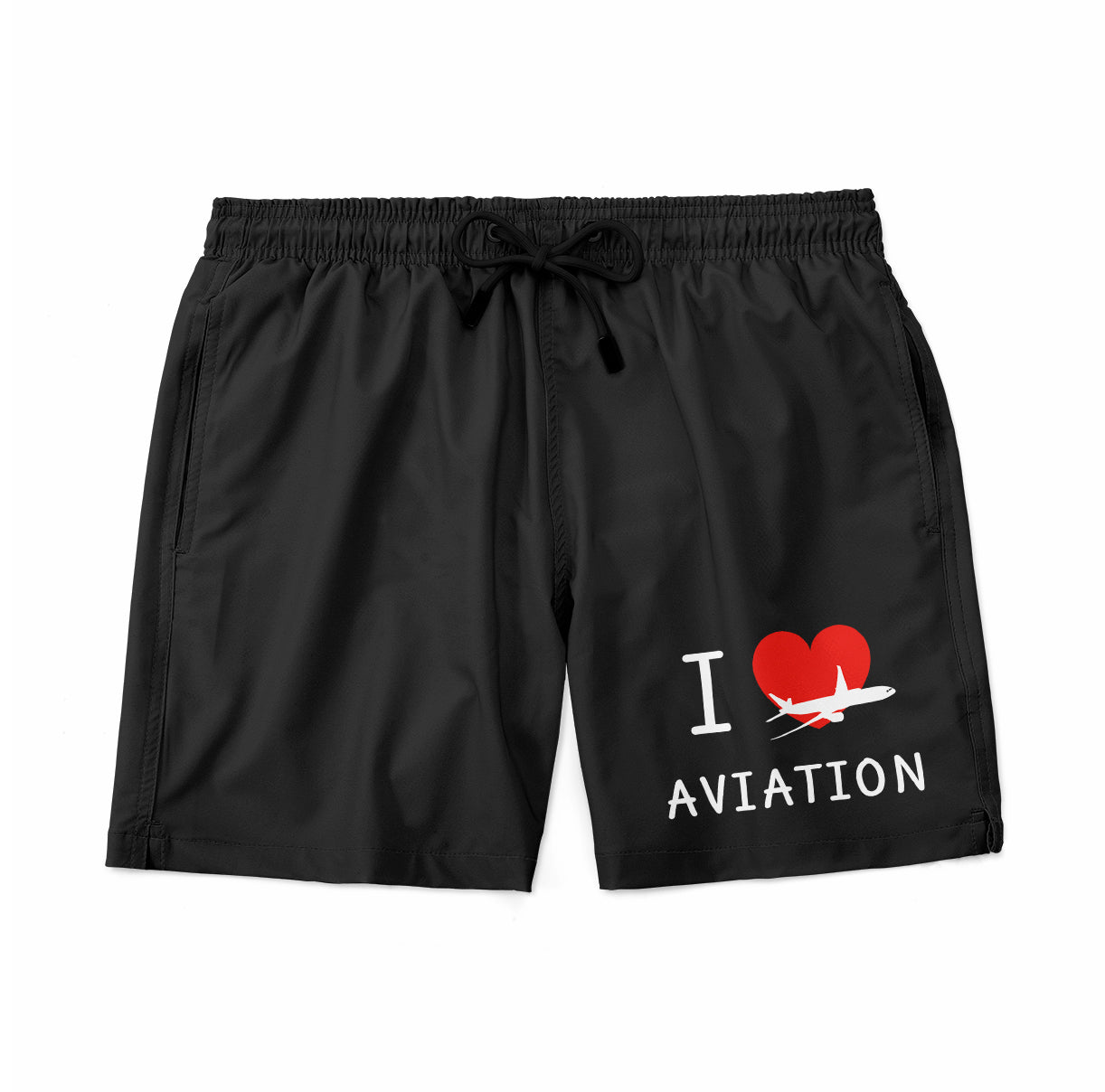 I Love Aviation Designed Swim Trunks & Shorts