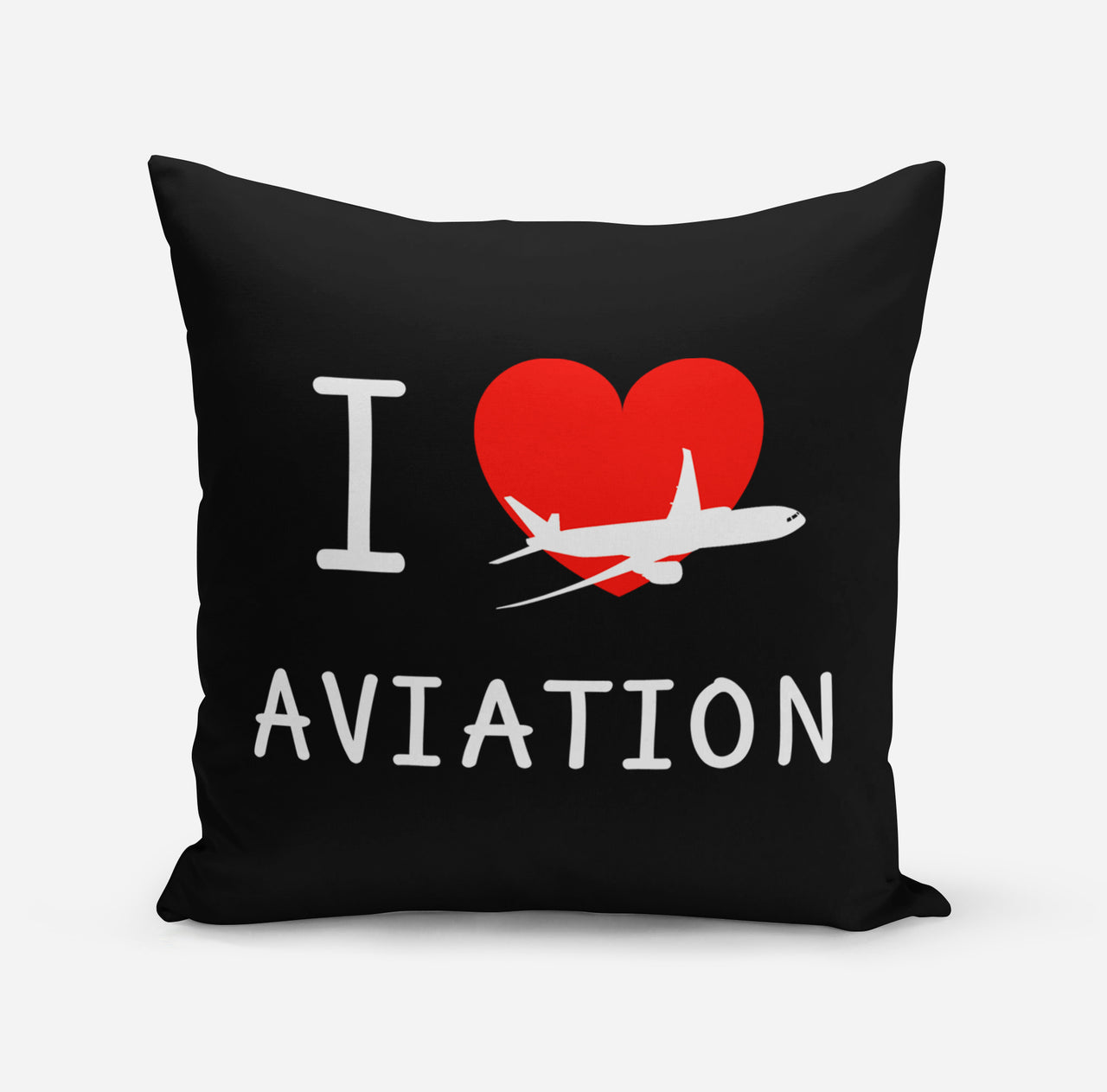 I Love Aviation Designed Pillows