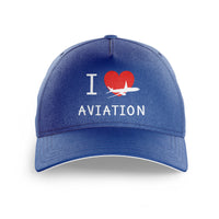 Thumbnail for I Love Aviation Printed Hats