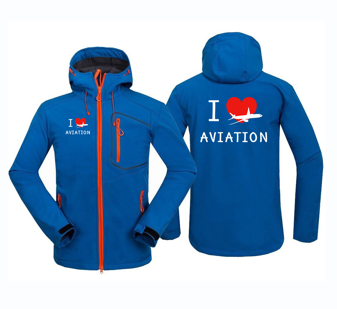 I Love Aviation Polar Style Jackets