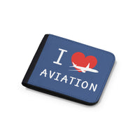 Thumbnail for I Love Aviation Designed Wallets