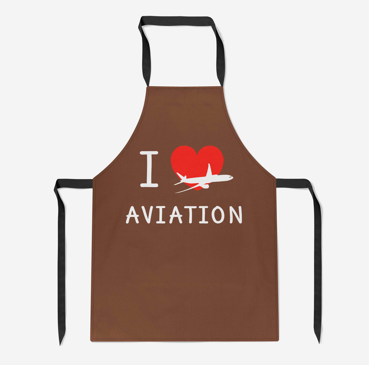 I Love Aviation Designed Kitchen Aprons