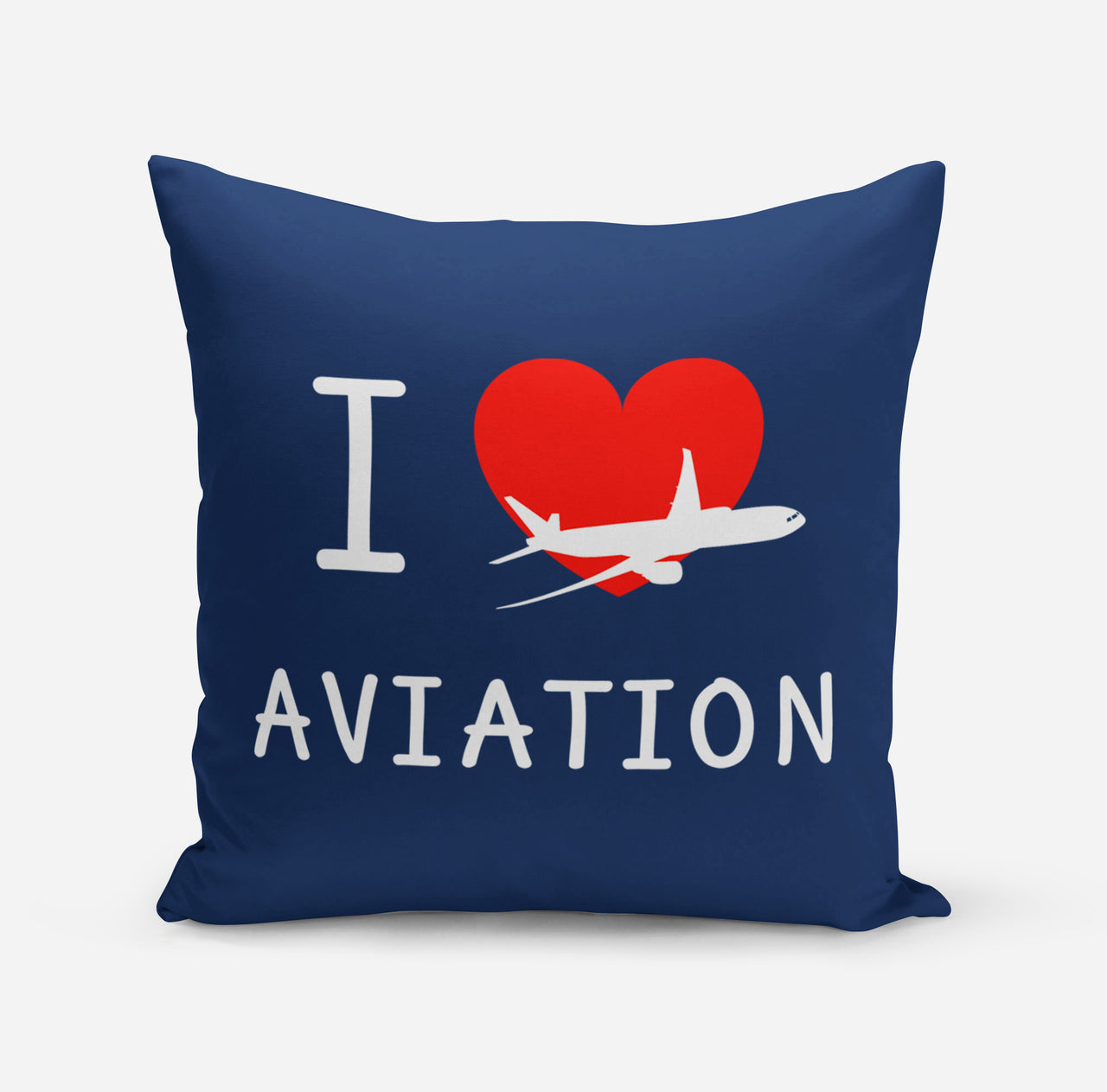 I Love Aviation Designed Pillows