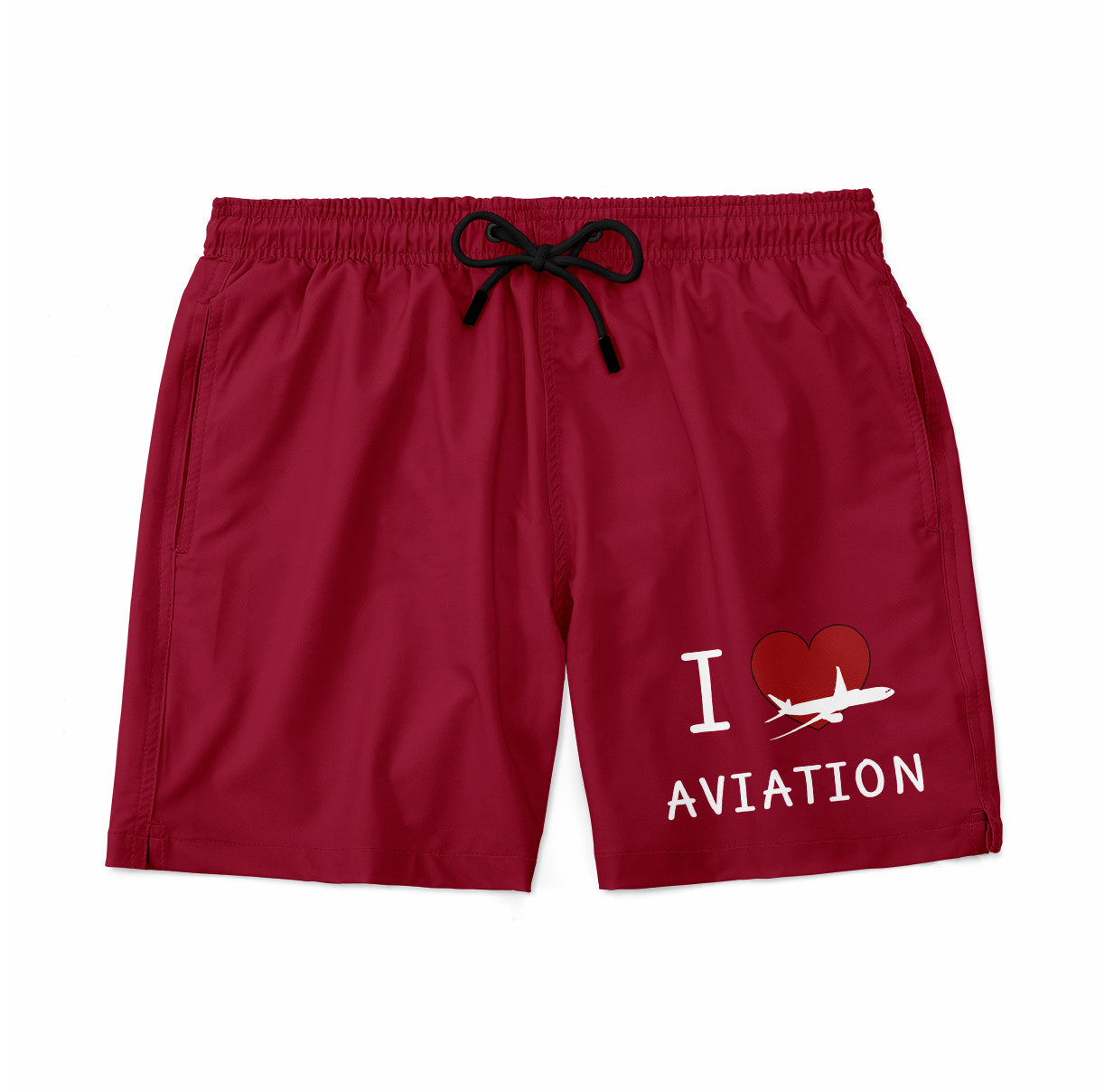 I Love Aviation Designed Swim Trunks & Shorts