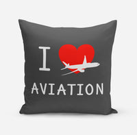 Thumbnail for I Love Aviation Designed Pillows