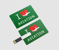 Thumbnail for I Love Aviation Designed USB Cards