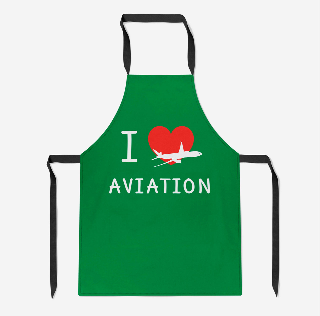 I Love Aviation Designed Kitchen Aprons