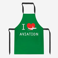 Thumbnail for I Love Aviation Designed Kitchen Aprons