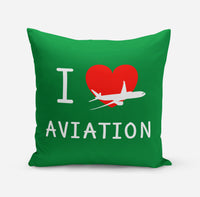 Thumbnail for I Love Aviation Designed Pillows