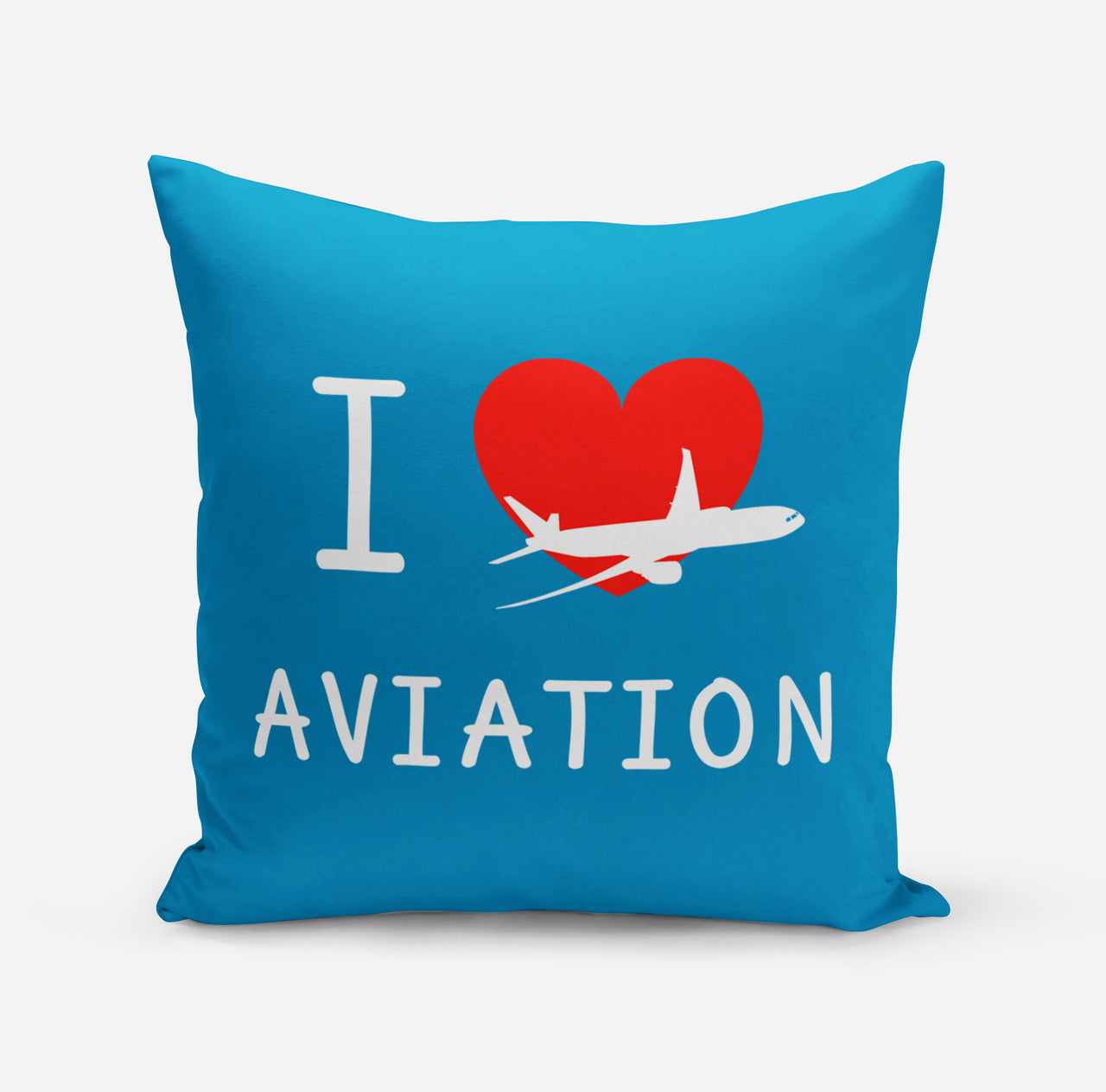 I Love Aviation Designed Pillows