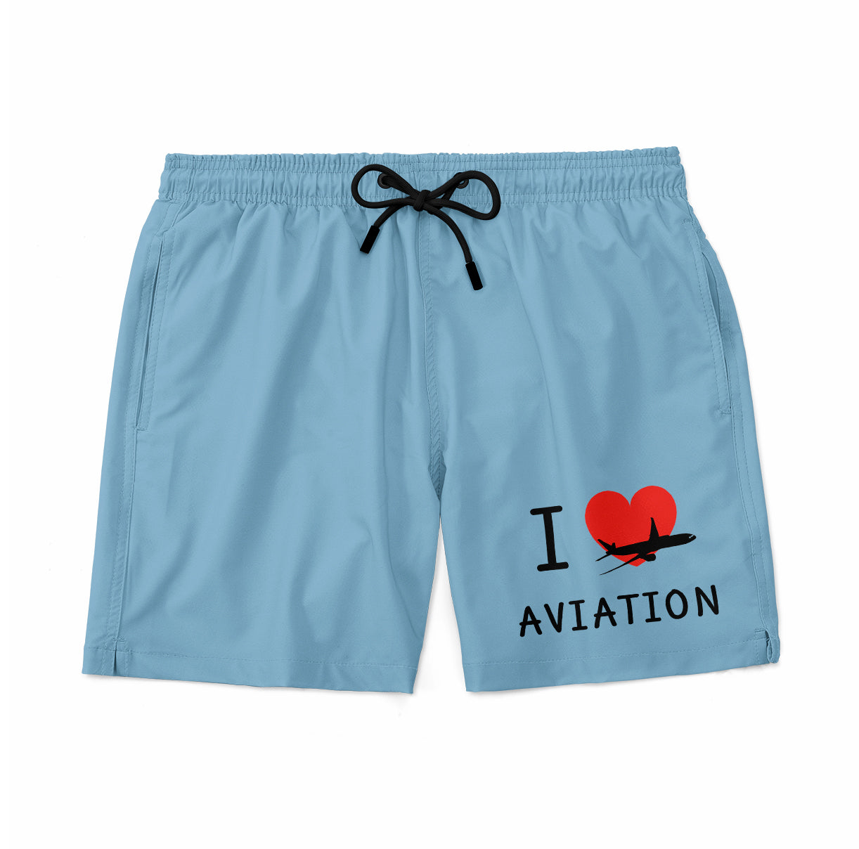 I Love Aviation Designed Swim Trunks & Shorts