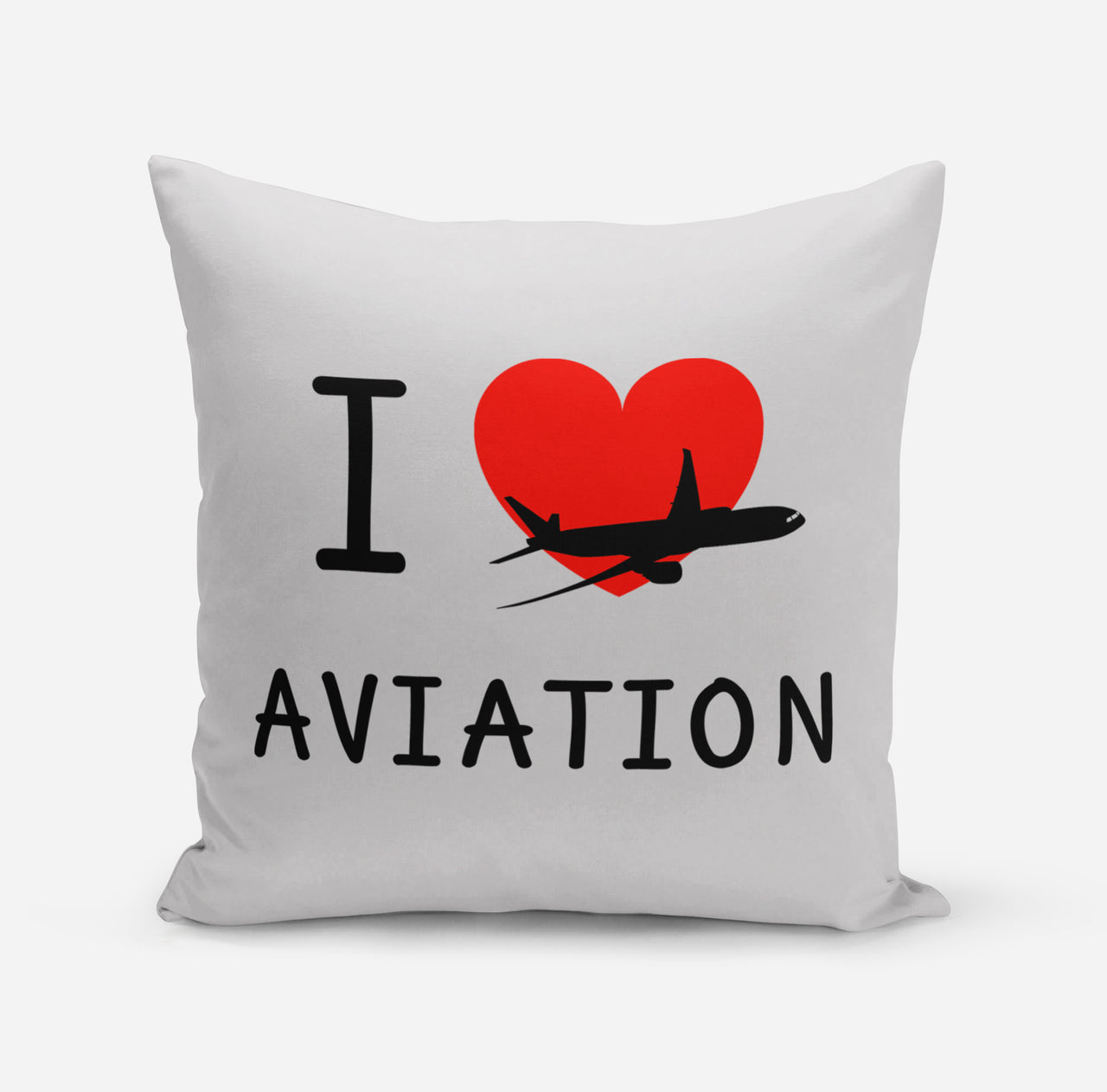 I Love Aviation Designed Pillows